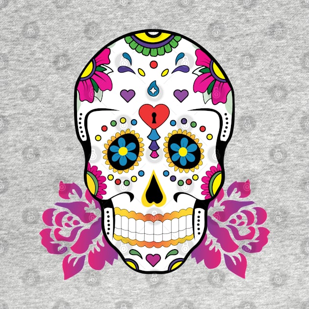 Colorful Skull by Go-Stylish